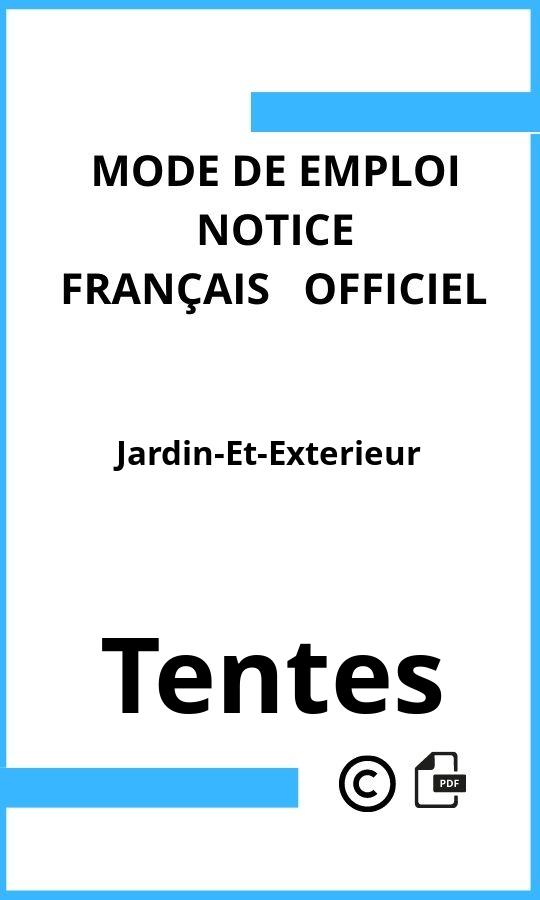 Jardin-Et-Exterieur Tentes Mode d'emploi Français