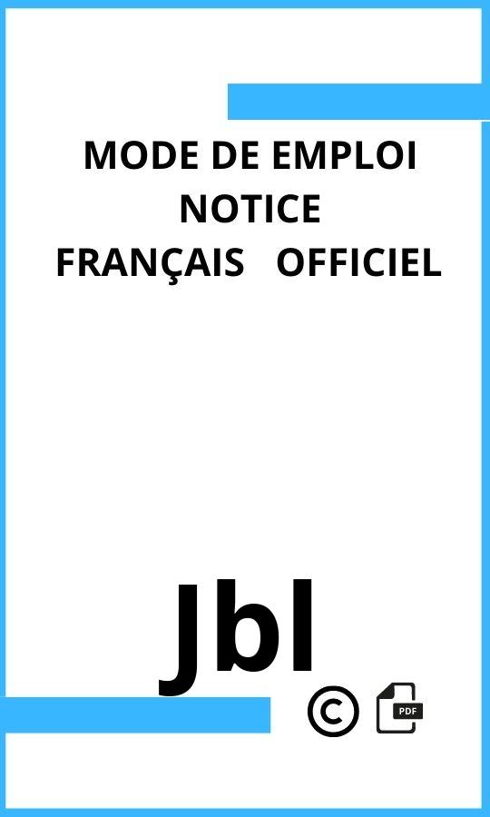 Mode d'emploi four Jbl  Français