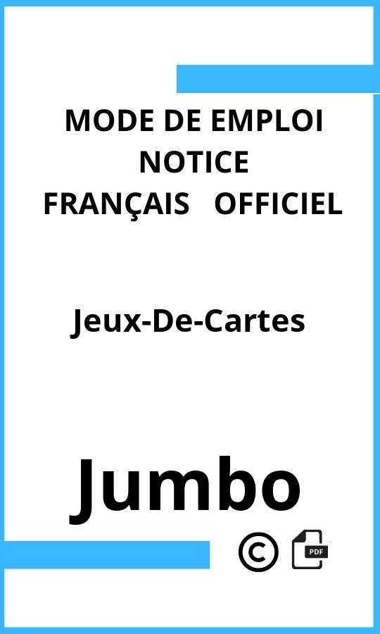 Jumbo Jeux-De-Cartes Mode d'emploi Français