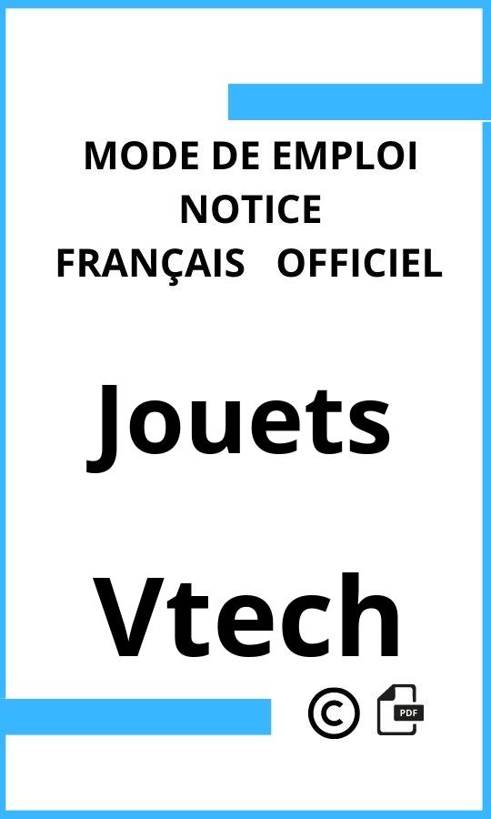 Vtech Jouets Mode d'emploi Français