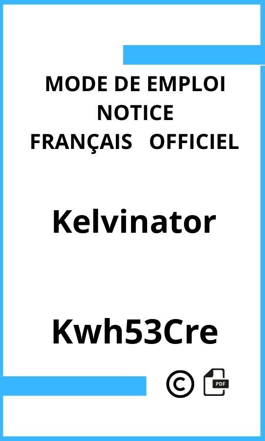 Mode d'emploi four Kelvinator Kwh53Cre Français