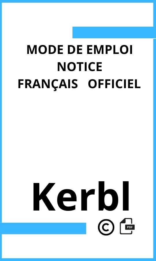 Kerbl  Mode d'emploi Français