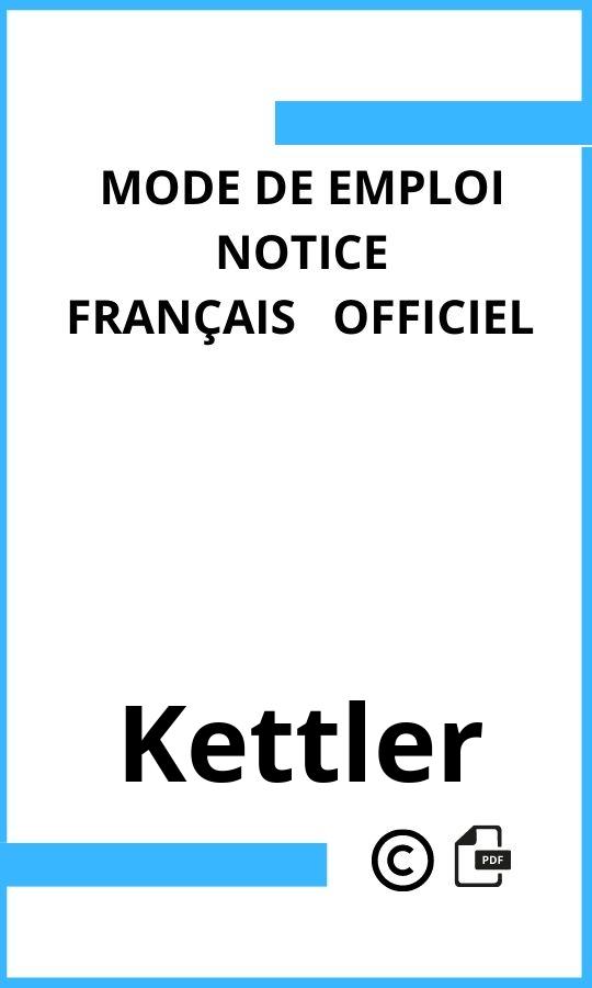  Kettler Mode d'emploi Français