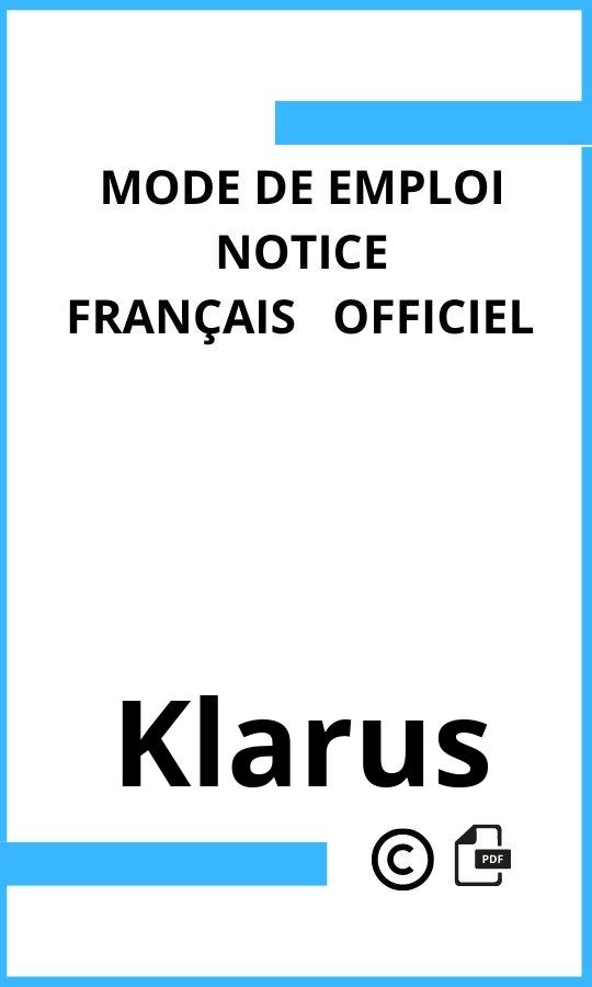  Klarus Mode d'emploi Français