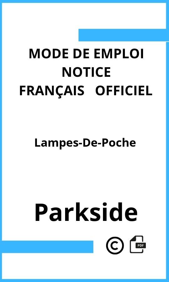 Parkside Lampes-De-Poche Mode d'emploi Français