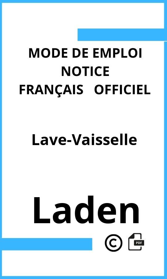 Laden Lave-Vaisselle Mode d'emploi Français