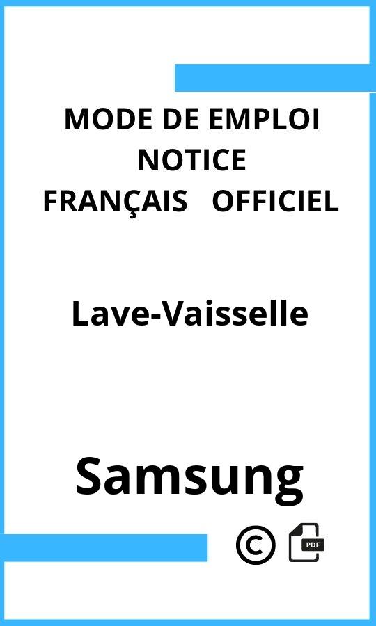 Mode d'emploi four Samsung Lave-Vaisselle Français