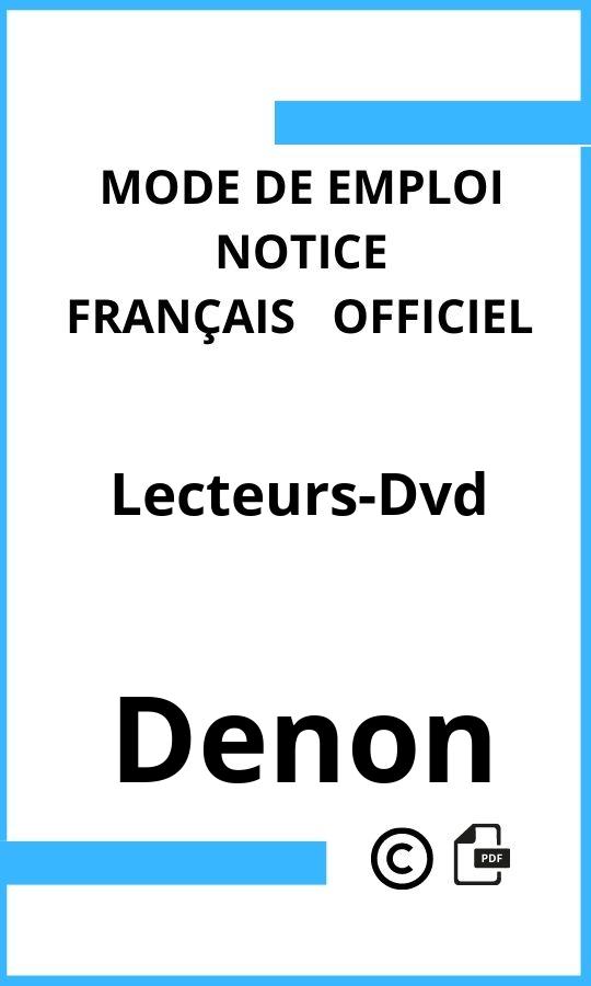 Mode d'emploi four Lecteurs-Dvd Denon Français