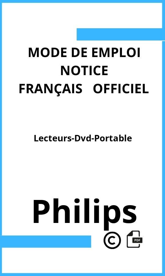 Mode d'emploi four Lecteurs-Dvd-Portable Philips Français