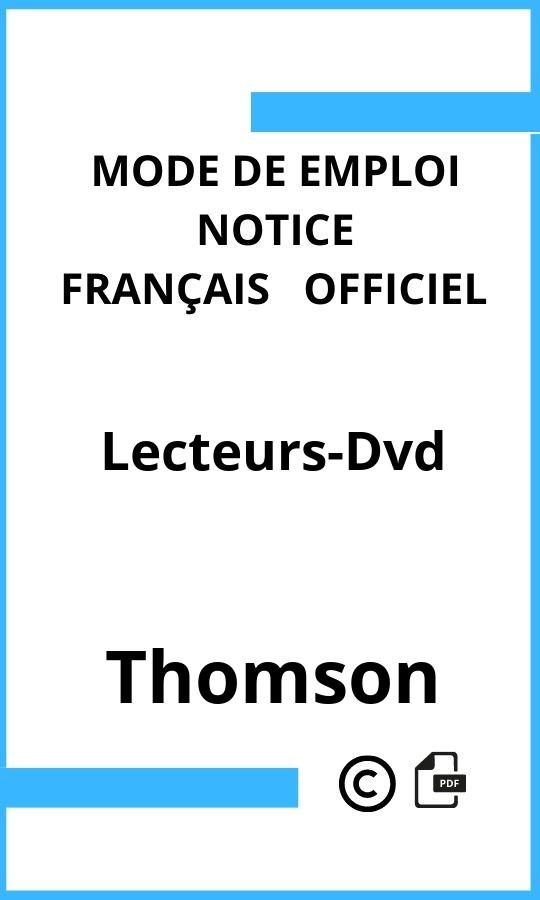 Mode d'emploi four Lecteurs-Dvd Thomson Français