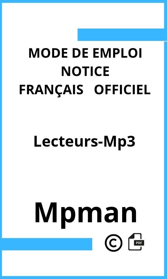 Mode d'emploi four Mpman Lecteurs-Mp3 Français