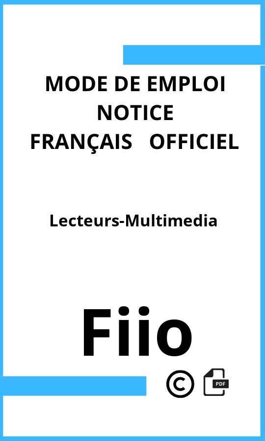 Mode d'emploi four Lecteurs-Multimedia Fiio Français