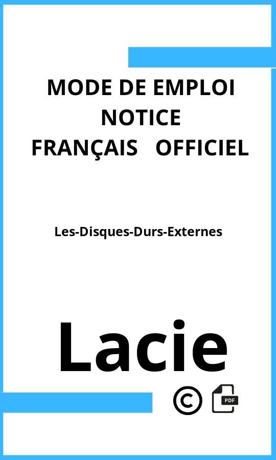 Lacie Les-Disques-Durs-Externes Mode d'emploi Français