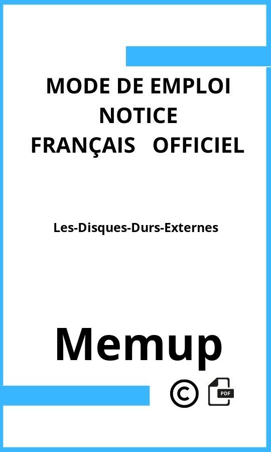 Memup Les-Disques-Durs-Externes Mode d'emploi Français