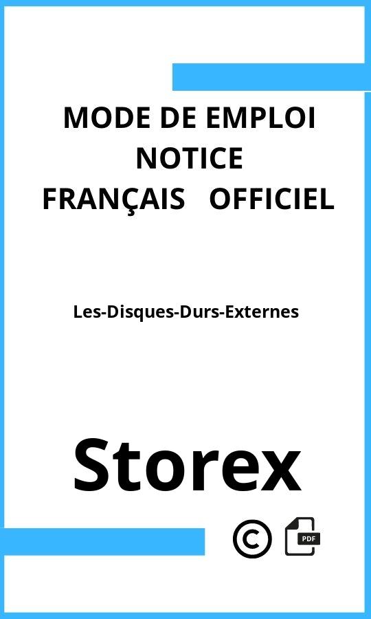 Storex Les-Disques-Durs-Externes Mode d'emploi Français