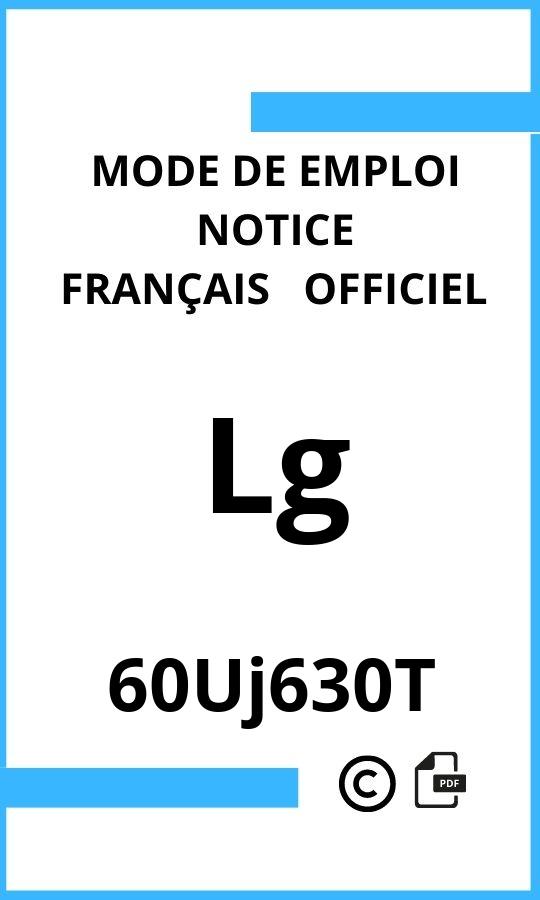 Mode d'emploi four Lg 60Uj630T Français