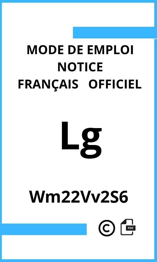 Mode d'emploi four Lg Wm22Vv2S6 Français