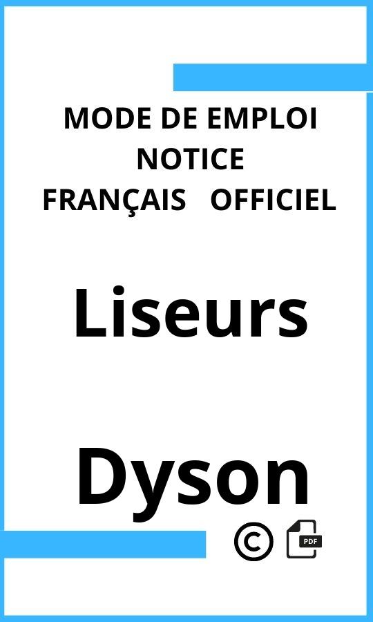 Mode d'emploi four Dyson Liseurs Français