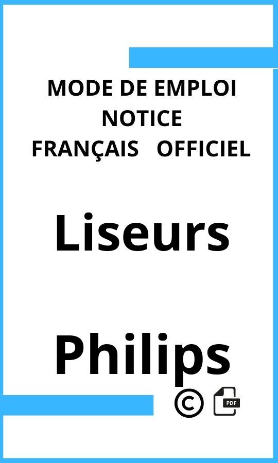 Philips Liseurs Mode d'emploi Français