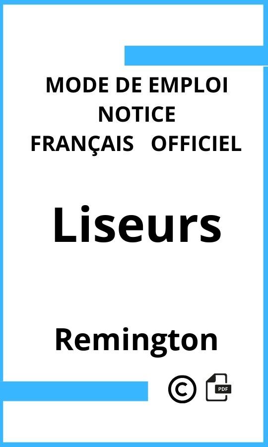 Mode d'emploi four Remington Liseurs Français