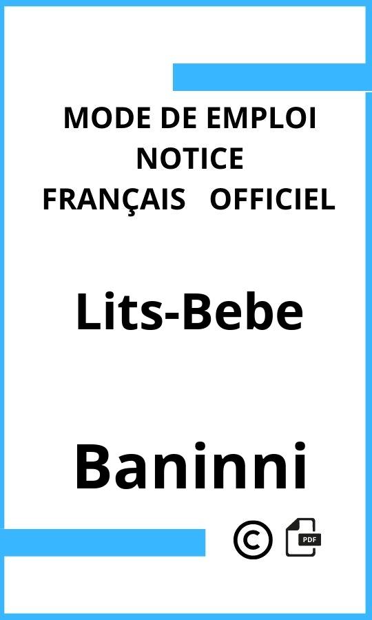 Mode d'emploi four Baninni Lits-Bebe Français