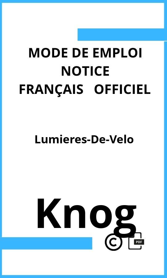 Mode d'emploi four Lumieres-De-Velo Knog Français