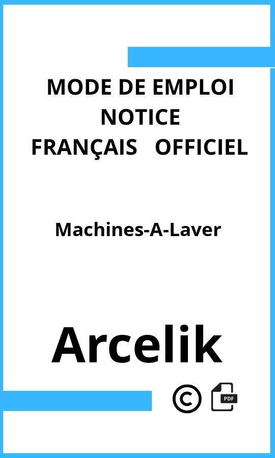 Mode d'emploi four Machines-A-Laver Arcelik Français