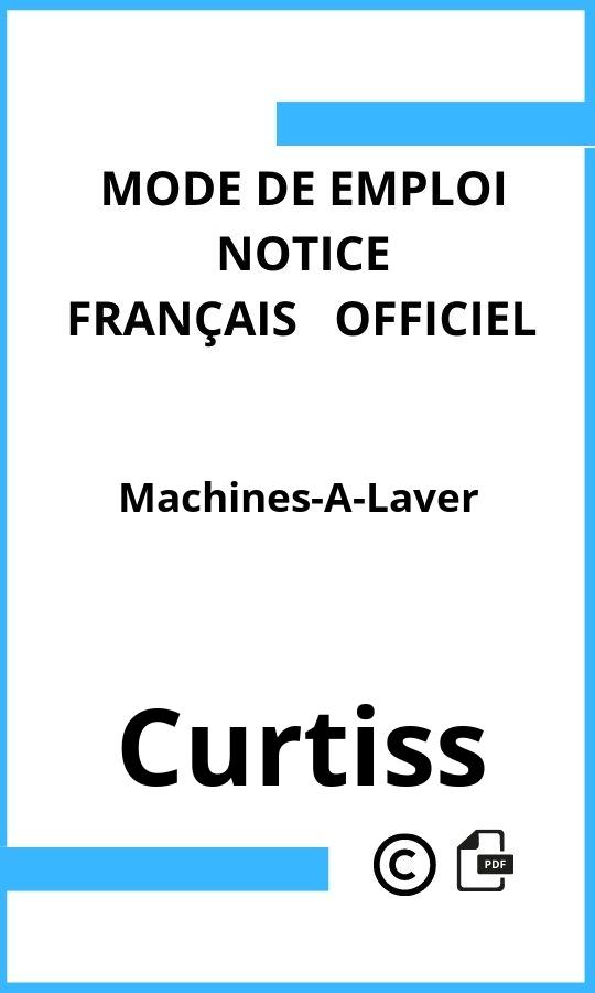 Mode d'emploi four Machines-A-Laver Curtiss Français