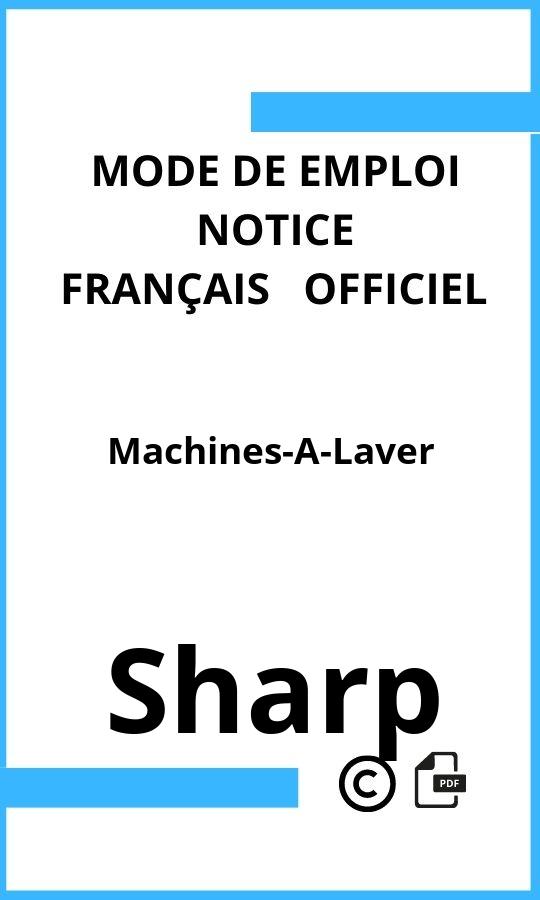 Mode d'emploi four Machines-A-Laver Sharp Français