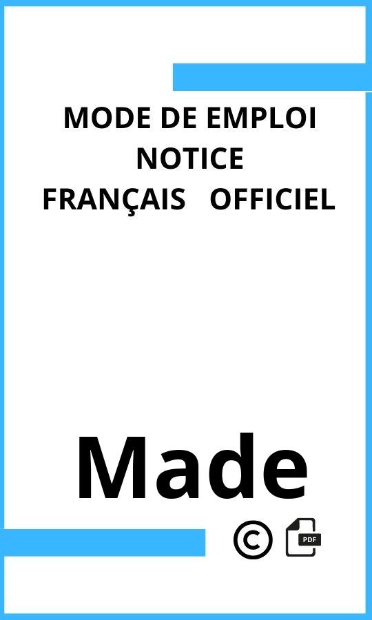  Made Mode d'emploi Français