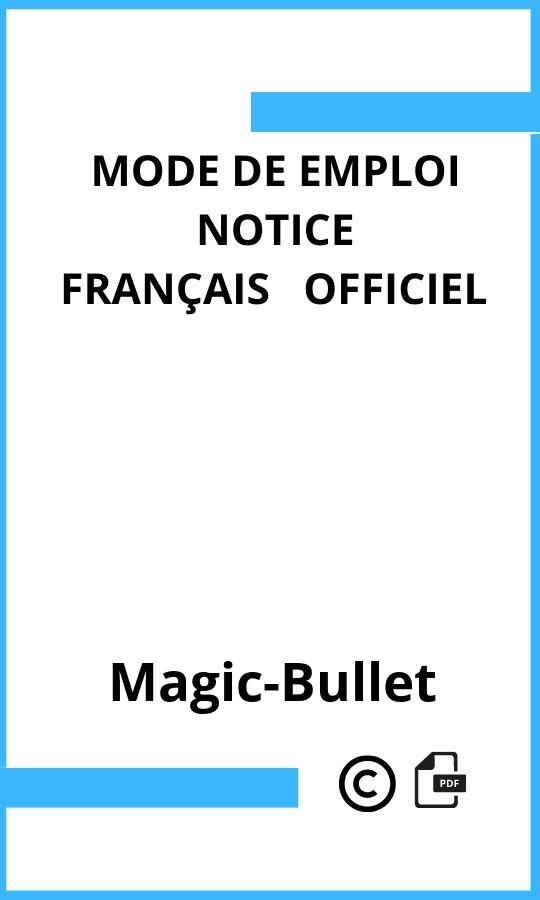 Mode d'emploi four  Magic-Bullet Français