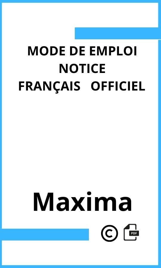 Maxima  Mode d'emploi Français