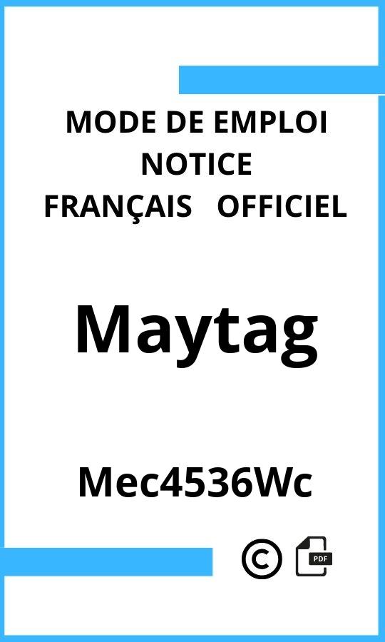 Mec4536Wc Maytag Mode d'emploi Français