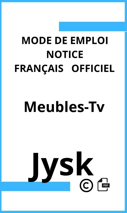 Mode d'emploi four Jysk Meubles-Tv Français