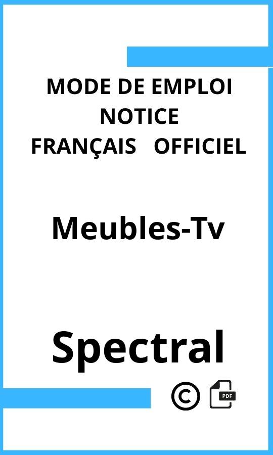 Spectral Meubles-Tv Mode d'emploi Français