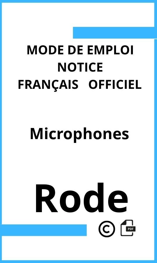 Mode d'emploi four Rode Microphones Français