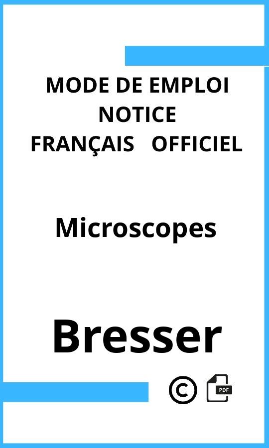 Microscopes Bresser Mode d'emploi Français