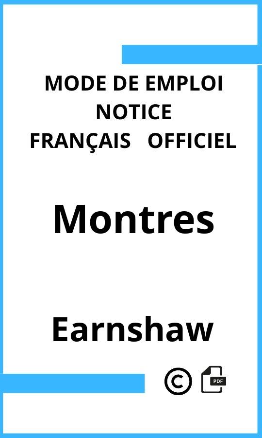 Earnshaw Montres Mode d'emploi Français