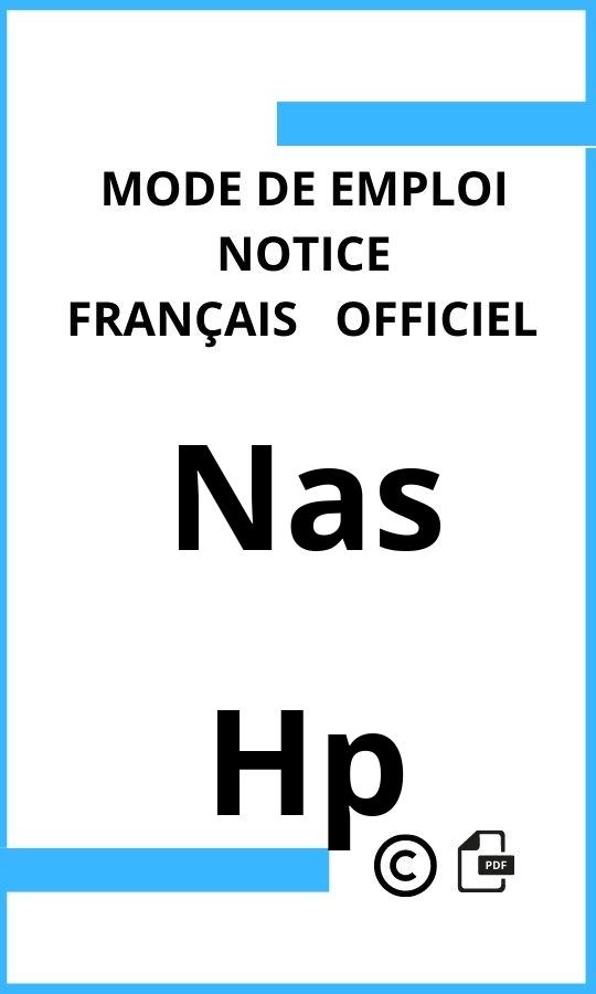 Nas Hp Mode d'emploi Français