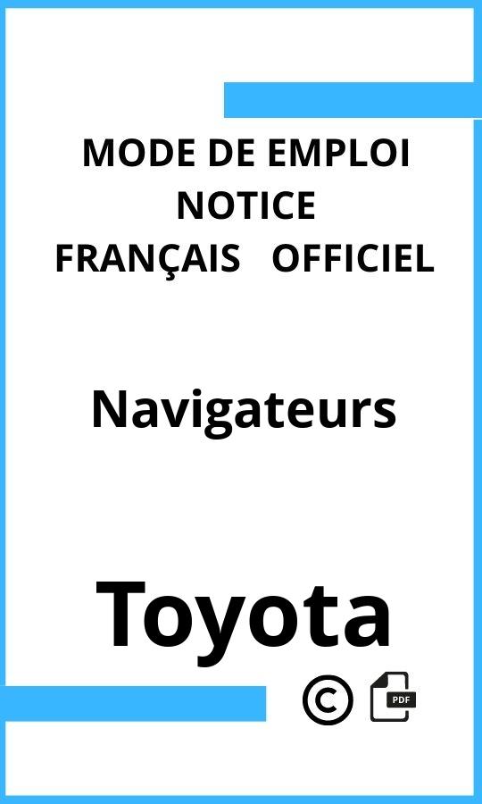 Toyota Navigateurs Mode d'emploi Français