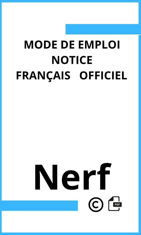  Nerf Mode d'emploi Français