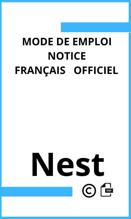 Mode d'emploi four  Nest Français