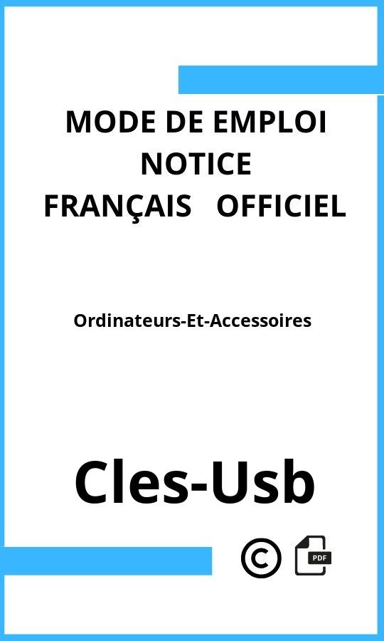 Mode d'emploi four Ordinateurs-Et-Accessoires Cles-Usb Français