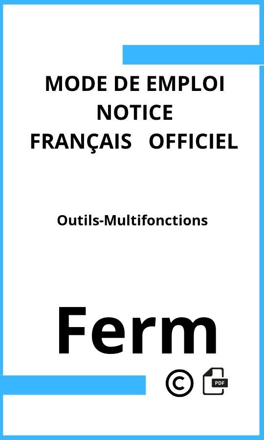 Mode d'emploi four Outils-Multifonctions Ferm Français