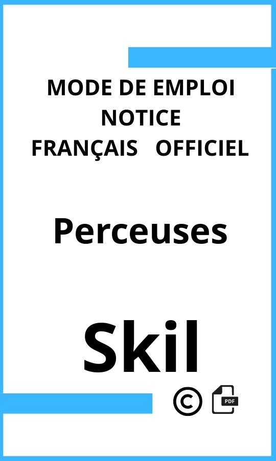 Mode d'emploi four Perceuses Skil Français