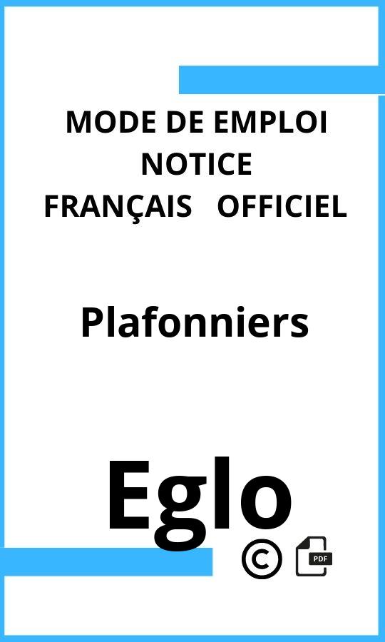 Eglo Plafonniers Mode d'emploi Français