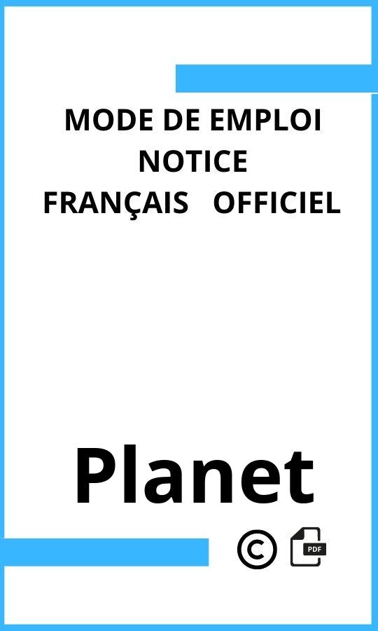 Mode d'emploi four  Planet Français