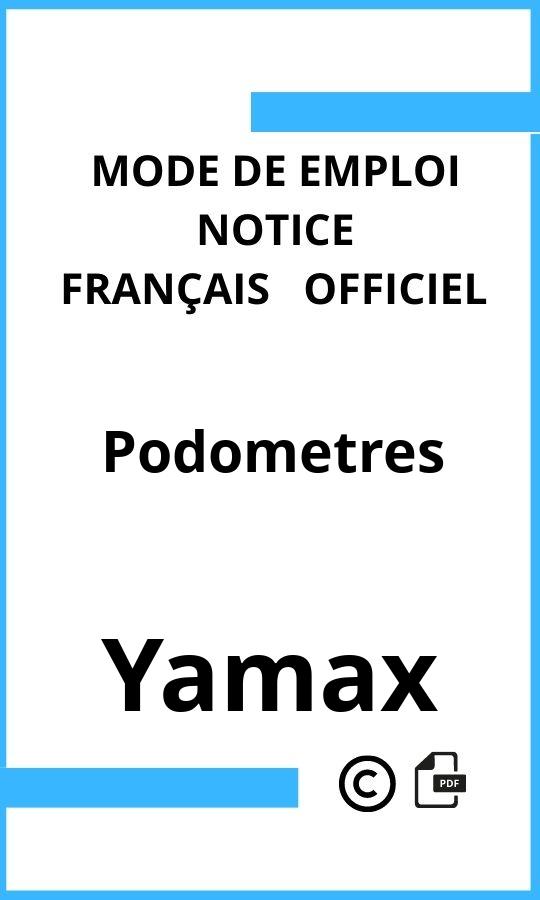 Mode d'emploi four Yamax Podometres Français