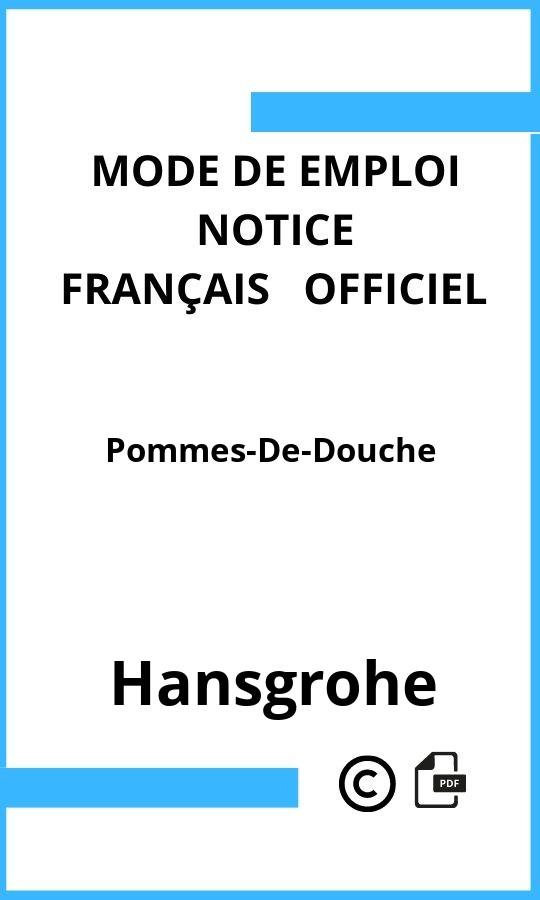 Mode d'emploi four Pommes-De-Douche Hansgrohe Français