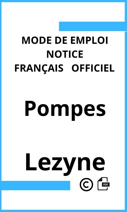 Pompes Lezyne Mode d'emploi Français